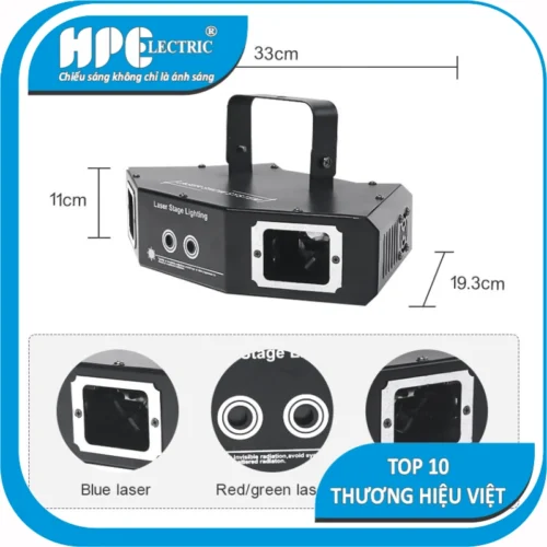 Đèn Laser 2 cửa H300 den laser 2 cua h300 3