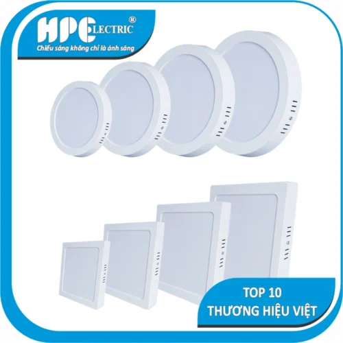 Đèn ốp trần vuông H112A den op tran vuong tron h112a 4
