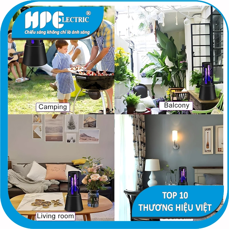 Đèn bắt muỗi H600D Đèn bắt muỗi H600D - Ảnh 5