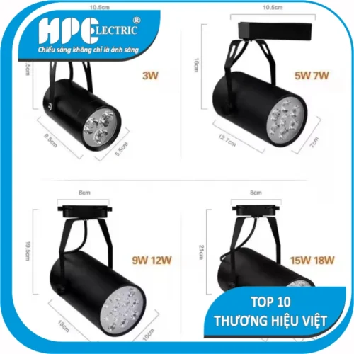 Đèn Rọi Chiếu Điểm Gắn Tường SMD H98A den roi chieu diem gan tuong smd h98a 2