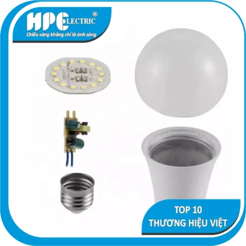 Combo 200 Bóng Đèn Bulb Tròn 5W Chống Nước Bulb Tron Chong Nuoc H198 5