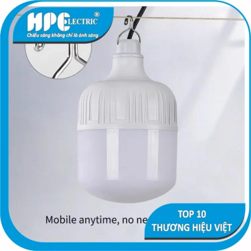 Đèn Búp Năng Lượng 3 Màu 150w HBZ100.DT den bup nang luong 3 mau 150w hbz100dt 3
