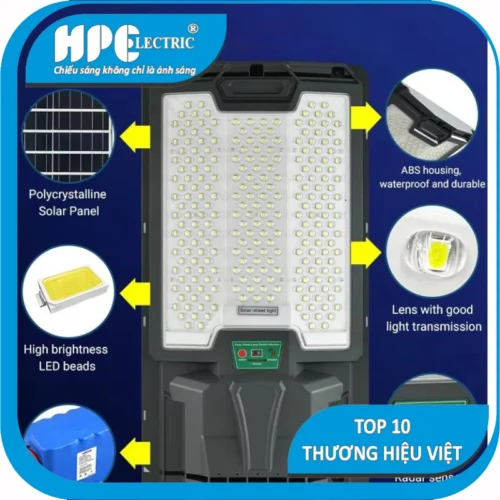 Đèn Liền Thể Ngoài Trời 800W HOM800Y.DT den lien the ngoai troi abs 800w hom800ydt 1