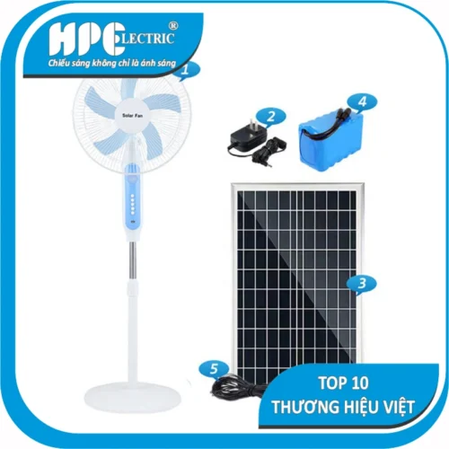 Quạt Cây Năng Lượng Mặt Trời 25W HD318-25 quat cay nang luong mat troi 25w hd31825 4