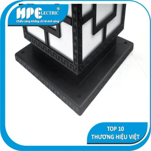 Đèn Trụ Cổng Năng Lượng Mặt Trời – 5W HT25.DT tru cong nang luong mat troi 5w ht30dt 6