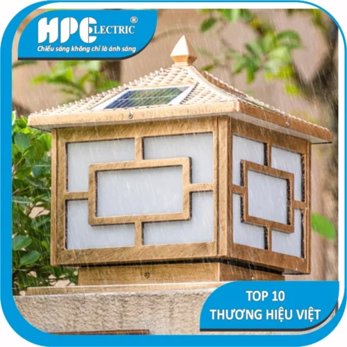 Đèn Trụ Cổng Năng Lượng Mặt Trời – 5W HT25.DT tru cong nang luong mat troi 5w ht30dt 7