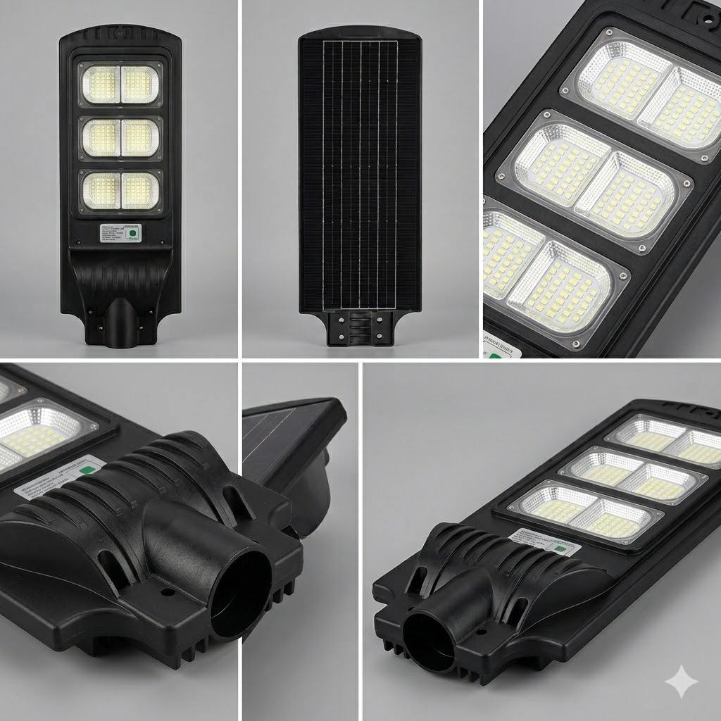 Đèn đường NLMT liền thể - H71 🌞 ĐÈN ĐƯỜNG NĂNG LƯỢNG MẶT TRỜI LIỀN THỂ 90W – HPELECTRIC 🌞 Chiếu sáng mạnh mẽ – Tiết kiệm điện – Hoạt động bền bỉ Đèn đường năng lượng mặt trời liền thể 90W HPELECTRIC là giải pháp chiếu sáng thông minh, hiện đại, giúp tiết kiệm điện năng tối đa mà vẫn đảm bảo độ sáng vượt trội. Thiết kế liền thể tích hợp tấm pin năng lượng mặt trời, pin lưu trữ và đèn LED trong cùng một bộ, dễ dàng lắp đặt, không cần đi dây điện phức tạp. ✅ CHỨC NĂNG NỔI BẬT Tự động sạc điện bằng ánh nắng mặt trời vào ban ngày. Tự động bật đèn khi trời tối và tắt khi trời sáng. Cảm biến ánh sáng thông minh giúp tiết kiệm năng lượng hiệu quả. Hoạt động độc lập không phụ thuộc điện lưới. ✅ CÔNG DỤNG Chiếu sáng đường nông thôn, đường nội bộ, hẻm, khu dân cư. Lắp đặt tại sân vườn, nhà xưởng, trang trại, bãi xe, kho bãi. Phù hợp cho khu vực khó kéo điện hoặc cần tiết kiệm chi phí điện hàng tháng. ✅ ƯU ĐIỂM VƯỢT TRỘI ⭐ Tiết kiệm 100% tiền điện nhờ sử dụng năng lượng mặt trời. ⭐ Ánh sáng mạnh, độ phủ rộng, đáp ứng nhu cầu chiếu sáng ngoài trời. ⭐ Thiết kế liền thể chắc chắn, chống nước – chống bụi, chịu nắng mưa tốt. ⭐ Dễ lắp đặt, không cần dây điện, giảm chi phí thi công. ⭐ Tuổi thọ LED cao, vận hành ổn định và bền bỉ theo thời gian. ⭐ Thân thiện môi trường, giảm tiêu thụ điện năng và khí thải. ✅ CHẤT LƯỢNG HPELECTRIC Đèn đường NLMT liền thể 90W HPELECTRIC được sản xuất theo tiêu chuẩn chất lượng cao, sử dụng chip LED hiệu suất tốt, pin lưu trữ bền bỉ và tấm pin hấp thụ năng lượng hiệu quả, mang đến khả năng chiếu sáng ổn định trong nhiều giờ liên tục. 🛡️ BẢO HÀNH CHÍNH HÃNG Bảo hành chính hãng lên đến 2 năm Hỗ trợ kỹ thuật tận tình Lỗi kỹ thuật đổi mới theo chính sách bảo hành 💡 HPELECTRIC – Giải pháp chiếu sáng tiết kiệm, bền bỉ và hiệu quả cho mọi công trình!